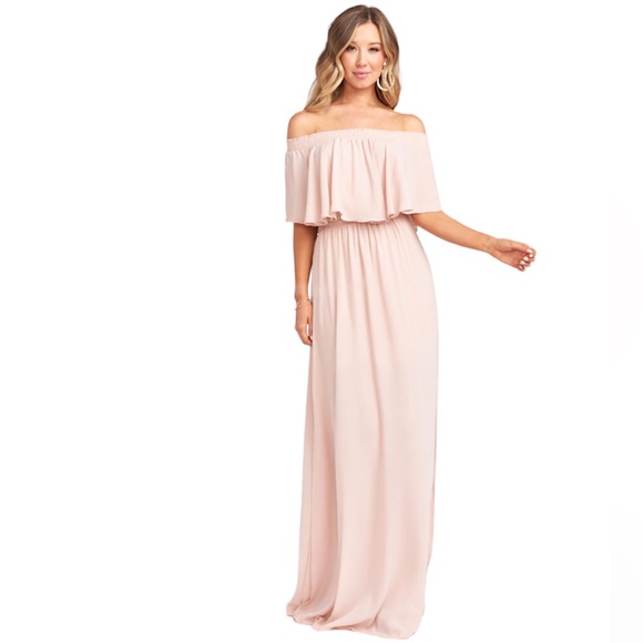 Show Me Your Mumu Hacienda Maxi Dress Dusty Blush - Picture 2 of 9